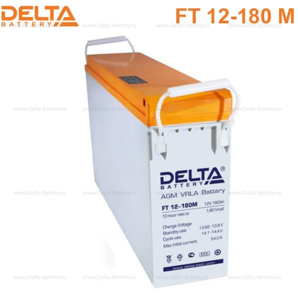  AGM - FT12-180M 12, 180, 546125317 53 "Delta Battery"