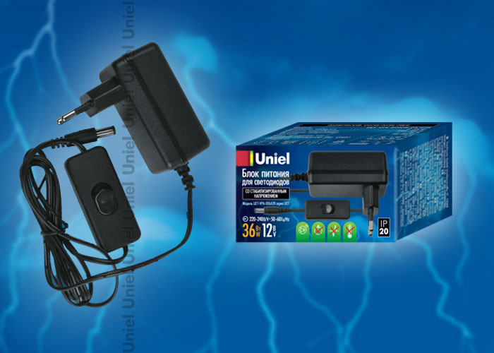  LED - UET-VPA  36W-12V-IP20  "Uniel" (1/50)