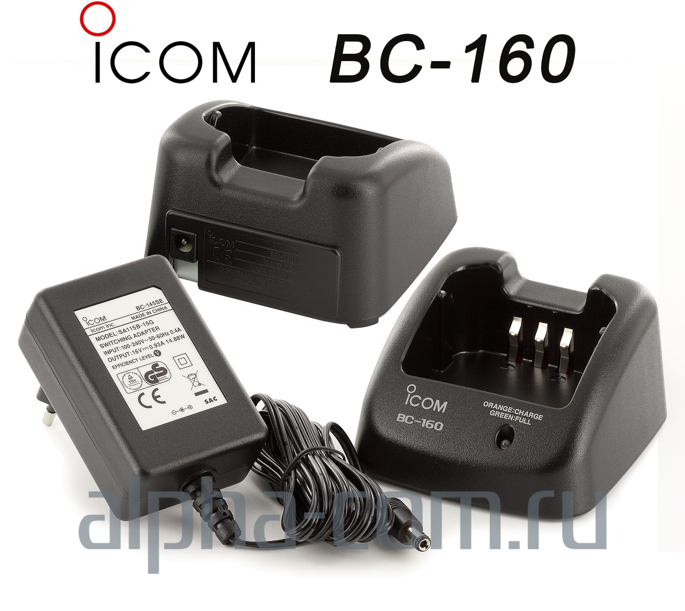 BC160   +  ICOM IC-F16 