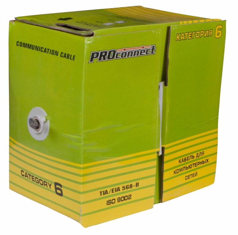   - . U/UTP Cat5 4224AWG CCA solid PVC  "PROconnect" (305)